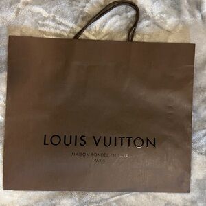 Louis Vuitton Retail Shopping Paper Tote Bag Large - I have 2 of them.
